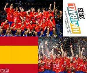 yapboz Hentbol 2013 Dünya Kupası'nda İspanya altın madalya